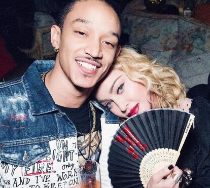 O dias felizes de Madonna com o ex-namorado, Ahlamalik Williams