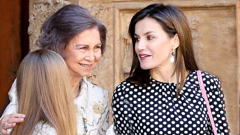 Rainha Letizia, Rainha Sofia de Espanha