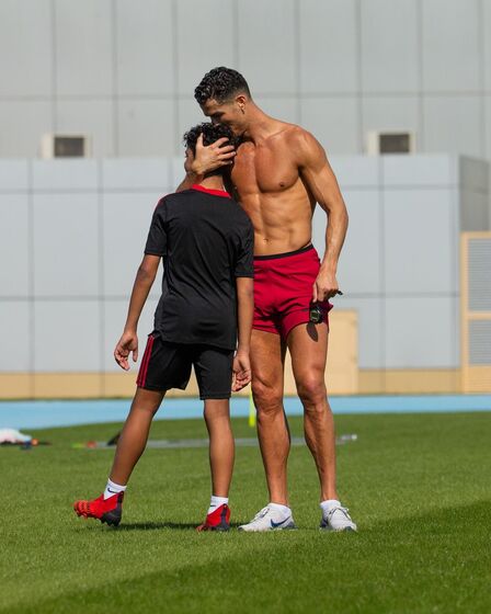 Cristiano Ronaldo e Cristianinho 