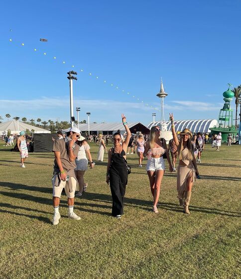 Matilde e José Mourinho no Coachella