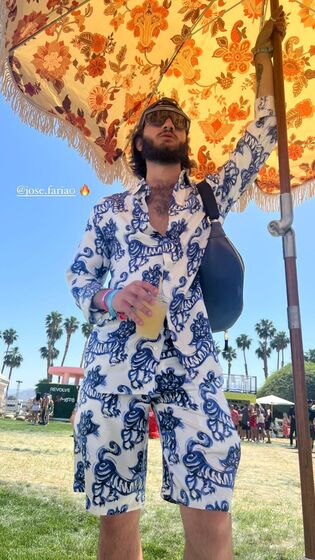 Matilde e José Mourinho no Coachella