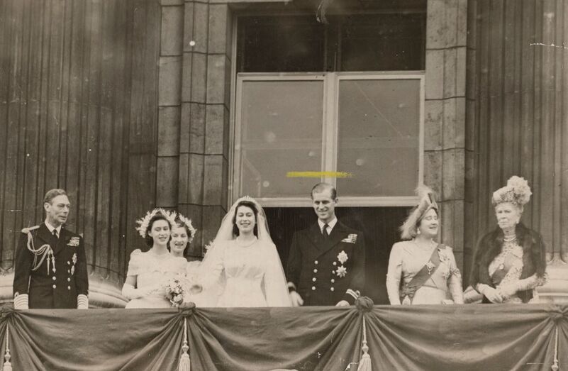 O dia do casamento de Isabel II com Phillip