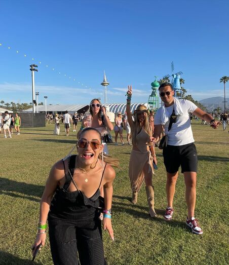 Matilde e José Mourinho no Coachella