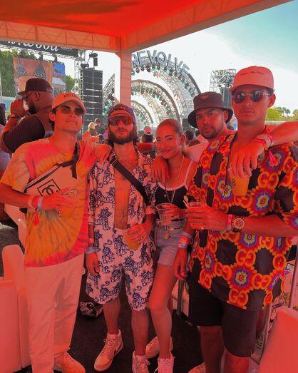 Matilde e José Mourinho no Coachella