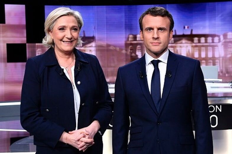 Marine Le Pen, Emmanuel Macron