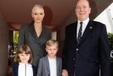 Charlene, Alberto e os filhos