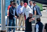 Don Juan Carlos nas regatas de Sanxenxo