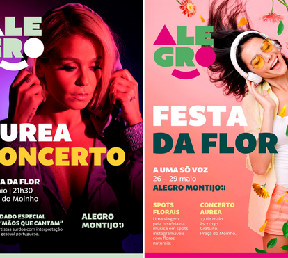 Alegro Montijo celebra Festa da Flor “A uma só voz” com Áurea e coro “Mãos que cantam”