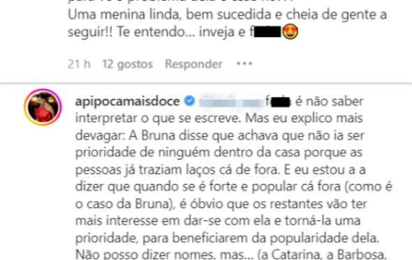 Pipoca Mais Doce, internautas, redes sociais