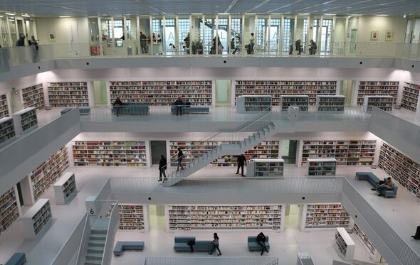 Biblioteca pública de Estugarda, Alemanha 
