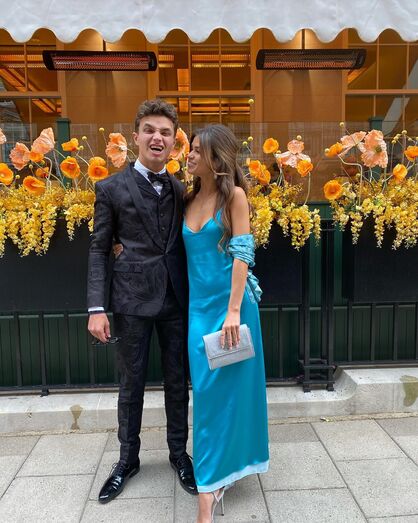 Luisinha Oliveira e Lando Norris