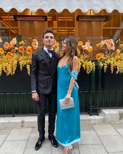 Luisinha Oliveira e Lando Norris