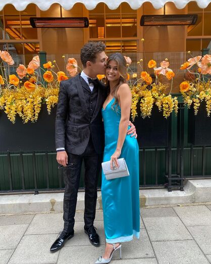 Luisinha Oliveira e Lando Norris