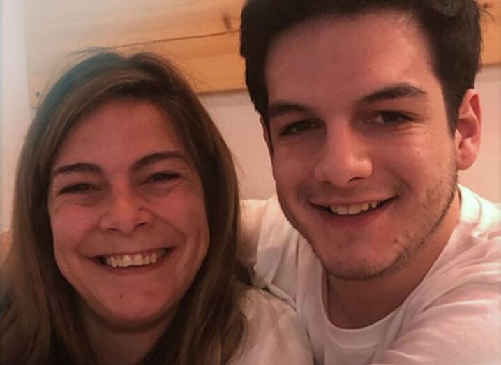 Diogo Carmona, Patrícia Carmona, mãe, filho