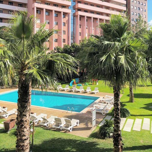 piscina, Marriott, hotel