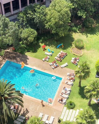 piscina, Marriott, hotel