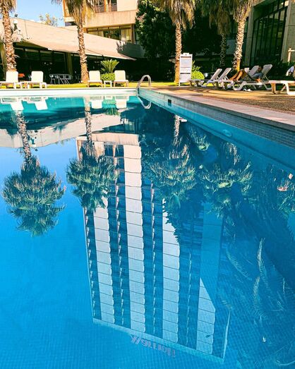 piscina, Marriott, hotel
