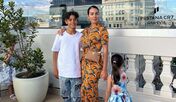 georgina, alana, eva, mateo, cristiano jr, família