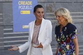 Letizia e Jill Biden