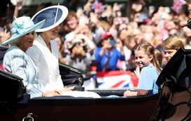 Família real inglesa participa na parada do Jubileu (mas sem a rainha, nem harry nem Meghan)