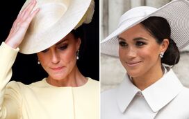 Evitar confusões: Meghan Markle e Kate Middleton ficaram fora do palácio nos últimos momentos de Isabel II
