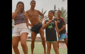 A dança viral de Cristiano Ronaldo que está a fazer furor nas redes sociais