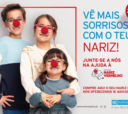 Dia da Criança junta Institutoptico e Nariz Vermelho