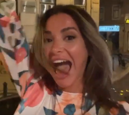 A (primeira) noite de loucura e euforia de Bruna Gomes pelas ruas de Lisboa