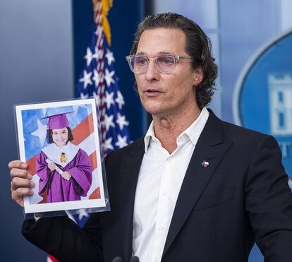 O discurso emotivo de Matthew McConaughey na Casa Branca