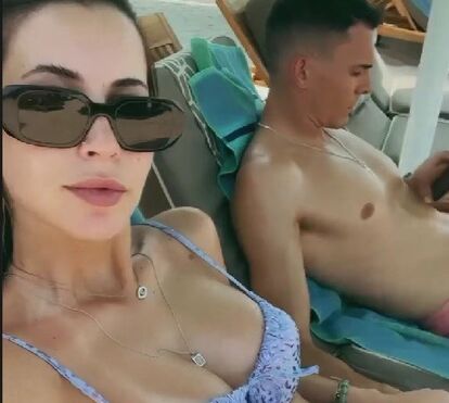 João Palhinha e a namorada de férias no Dubai antes de serem pais