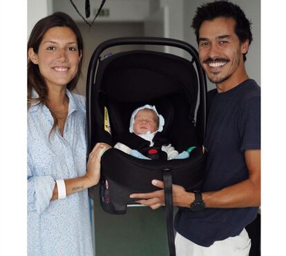 Depois do nascimento do terceiro filho, Francisco Garcia partilha imagens do bebé: 'Vamos de braços e corações cheios'