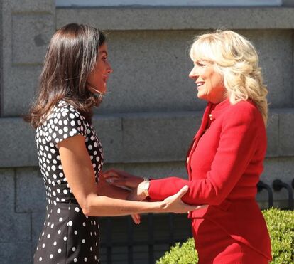 Letizia e Jill Biden unem esforços contra guerra na Ucrânia