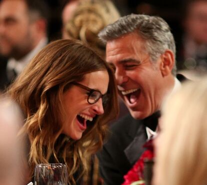 O forte laço de amizade entre George Clooney e Julia Roberts