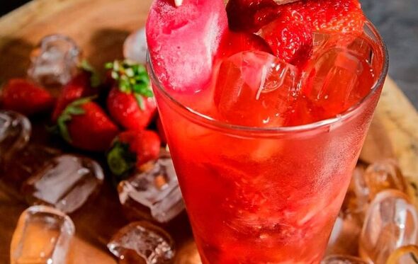 Caipiroska de morango