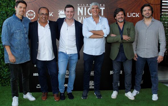 Kamala, Luis Evaristo, Luis Roman Lopez, José Rafael, João Magalhães e Paulo Ferreir