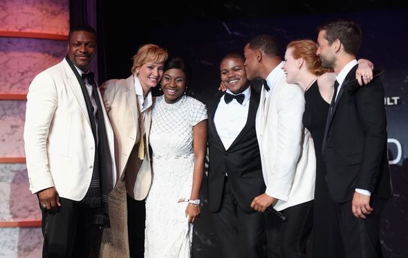 Eduane Danilo com Brenda e Will Smith