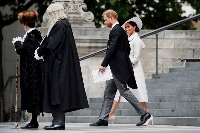 Harry e Meghan de volta junto da família real britânica na Missa do Jubileu de Platina de Isabel II