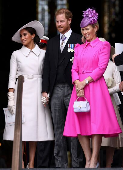 Harry e Meghan de volta junto da família real britânica na Missa do Jubileu de Platina de Isabel II
