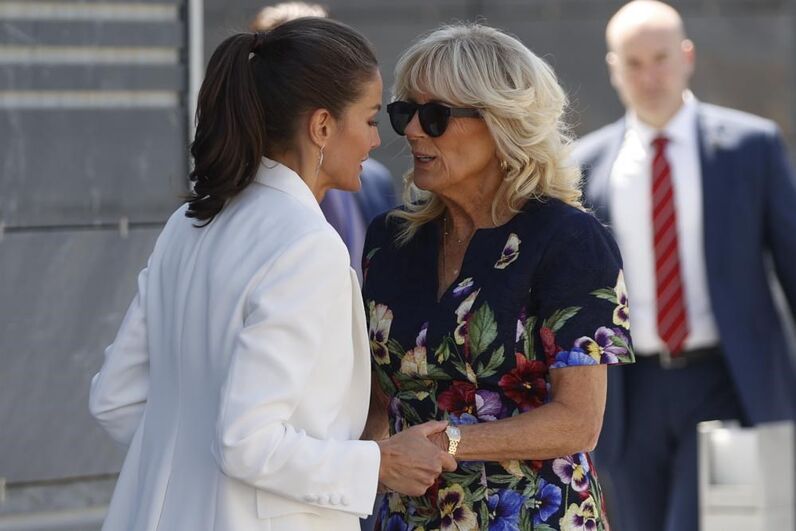 Letizia e Jill Biden