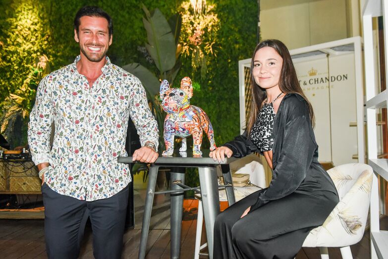 Francisco Macau e Sara na 'Warm up Summer FLASH!' no Sky Valley Vilamoura 