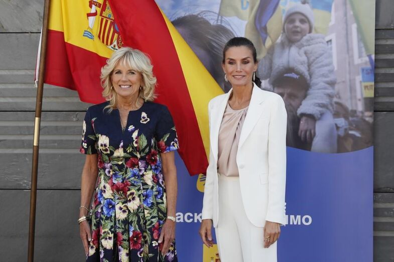 Letizia e Jill Biden