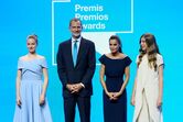 Princesa Leonor, infanta Sofia, rei Felipe VI, rainha Letizia, prémios Princesa de Girona
