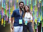 Bernardo Sousa com a noiva, Inês Tomaz, no NOS Alive