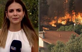 No pânico dos incêndios, repórter da SIC causa indignação e é alvo de críticas