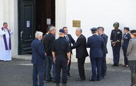 Consternação no funeral do piloto André Serra, com presença de Marcelo Rebelo de Sousa