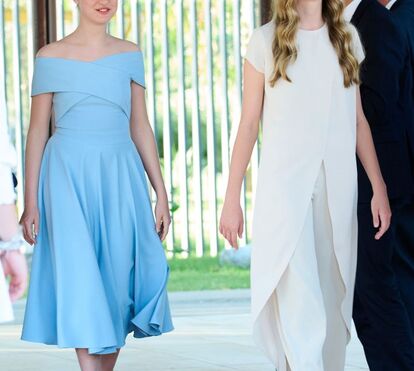 Estão umas mulheres ! Leonor e Sofia de Espanha voltam a mostrar-se juntas em atos públicos e as imagens são impressionantes