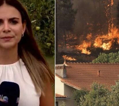 No pânico dos incêndios, repórter da SIC causa indignação e é alvo de críticas
