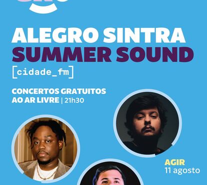 “Alegro Sintra Summer Sound by Cidade FM” com entrada livre e cartaz nacional