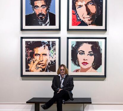 A veia de pintor de Johnny Depp que já rendeu milhões