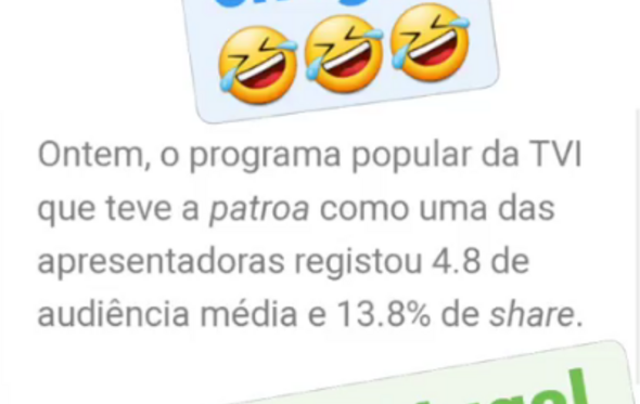Rui Oliveira Nunes sobre Cristina Ferreira
